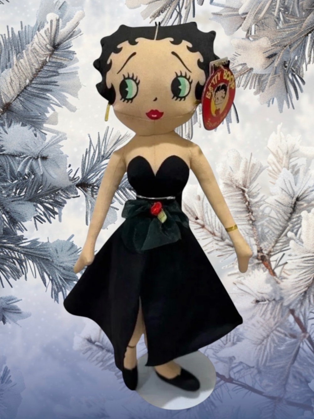 Betty Boop Evening LBD1999 Kellytoy Cloth Rag Doll 18”